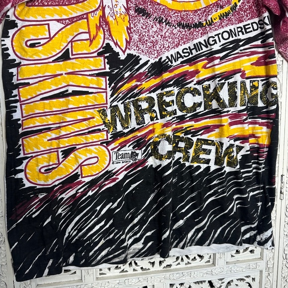 Vtg 90's Super Bowl XXVI Washington Redskins Commanders NFL Football T Shirt - Picture 2 of 8